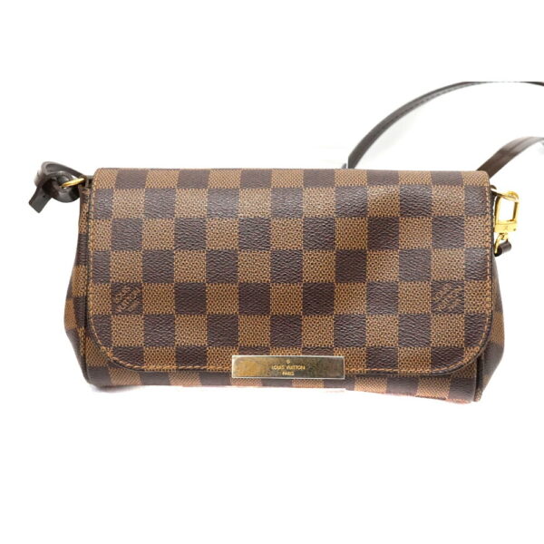 imgrc0087599501 Louis Vuitton Favorite PM Shoulder Bag Damier Ebene Brown