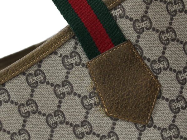 imgrc0087653795 Gucci Sherry Line GG Plus Canvas Tote Bag Beige