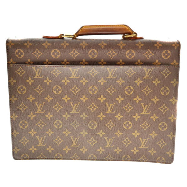 imgrc0087661509 Louis Vuitton Servit Conseil Monogram Canvas Brown Business Bag