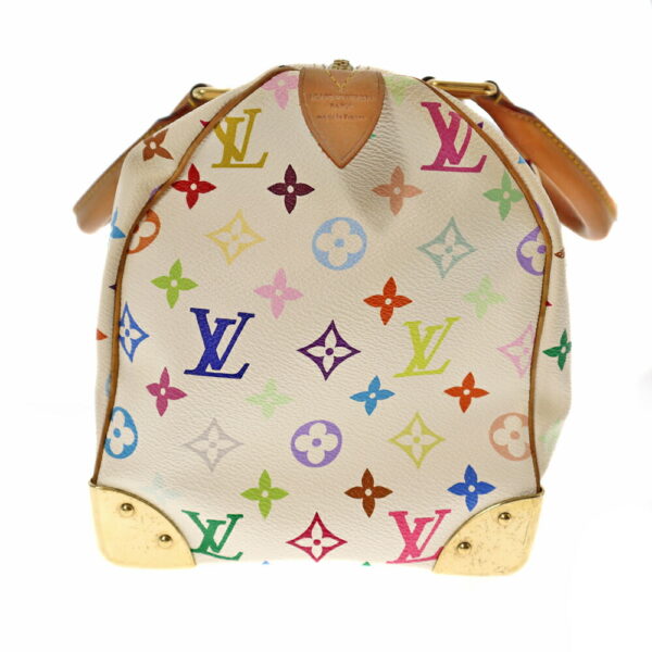 imgrc0087662208 Louis Vuitton Speedy 30 Handbag Monogram Multicolor White