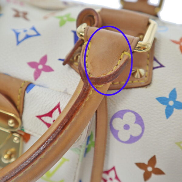 imgrc0087662213 Louis Vuitton Speedy 30 Handbag Monogram Multicolor White