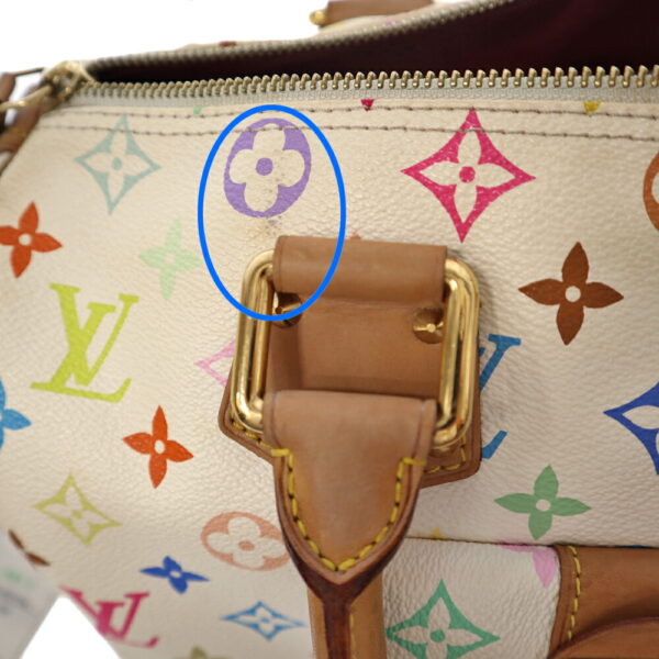 imgrc0087662218 Louis Vuitton Speedy 30 Handbag Monogram Multicolor White