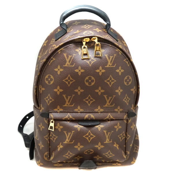 imgrc0087709853 Louis Vuitton Palm Springs Backpack PM Monogram Canvas Brown Black