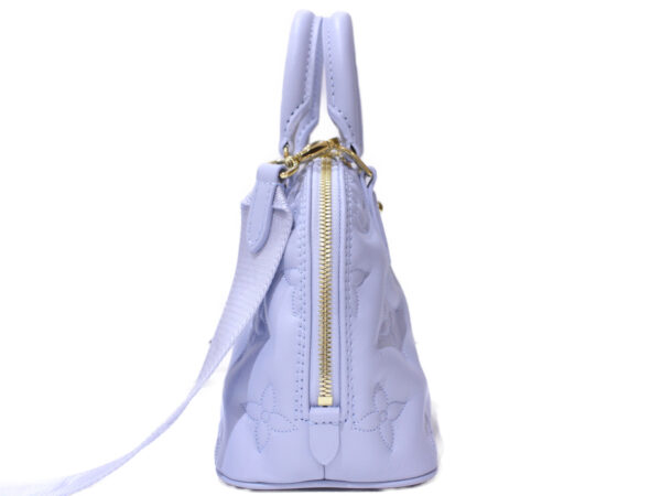 imgrc0087714301 Louis Vuitton Alma BB Calf Leather Shoulder Bag Blue Glacier