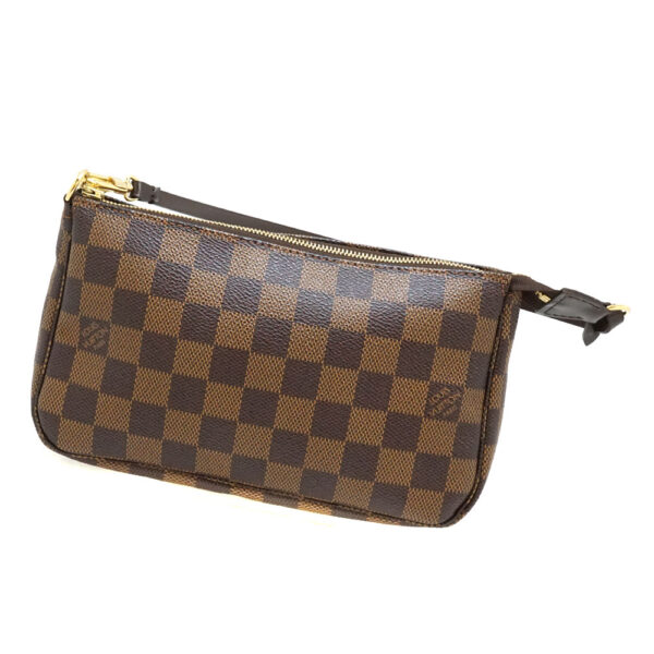 imgrc0087747080 Louis Vuitton Pochette Accessoire Pouch Damier Ebene Canvas Brown