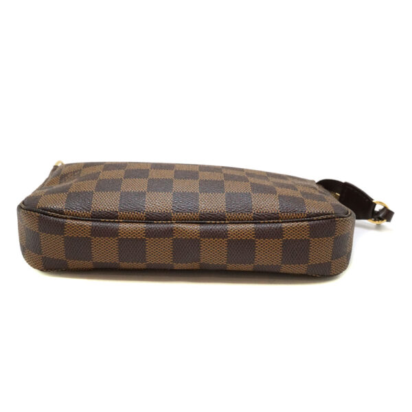 imgrc0087747081 Louis Vuitton Pochette Accessoire Pouch Damier Ebene Canvas Brown