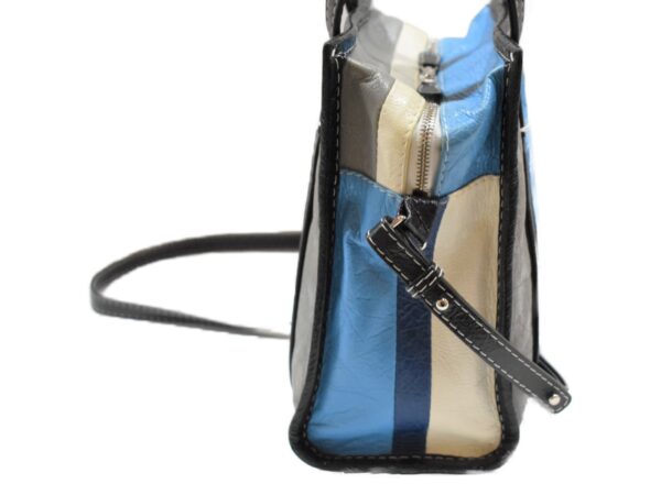 imgrc0087753499 Balenciaga Bazaar Shopper Leather 2WAY Bag Blue