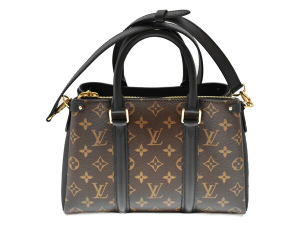 imgrc0087769305 Louis Vuitton Soufflot NV BB Handbag Monogram Brown Black