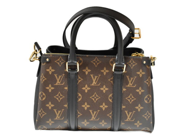 imgrc0087769308 Louis Vuitton Soufflot NV BB Handbag Monogram Brown Black