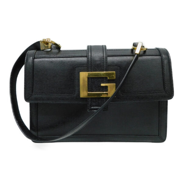 imgrc0087780498 Gucci Leather Shoulder Bag Black