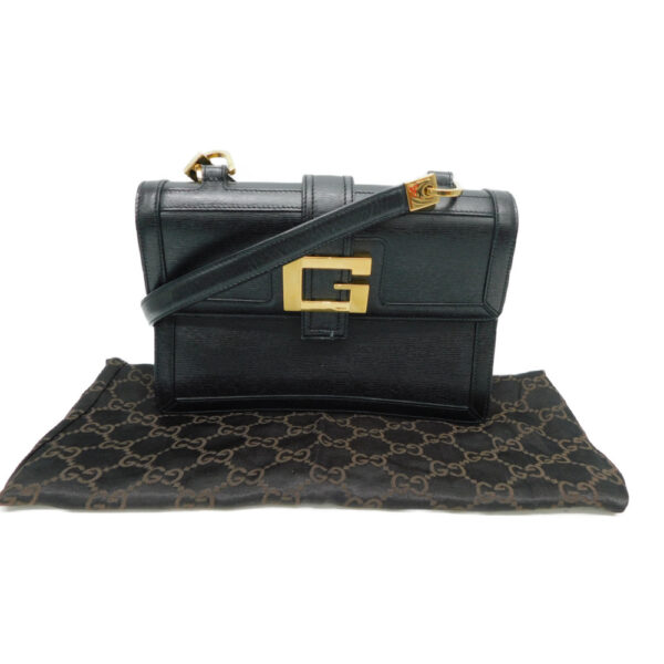 imgrc0087780614 Gucci Leather Shoulder Bag Black