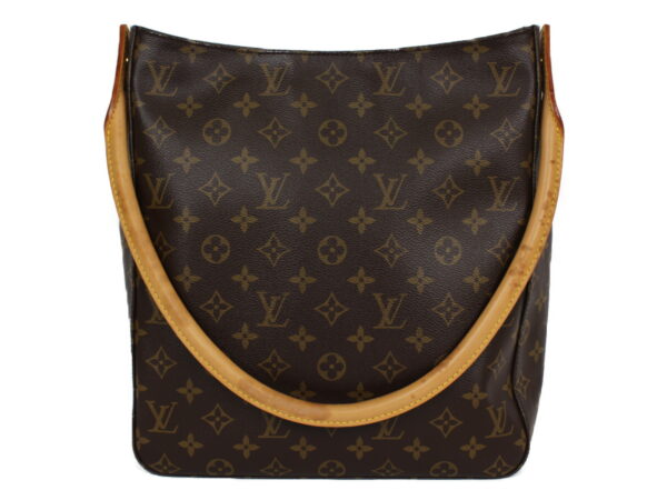 imgrc0087827203 Louis Vuitton Looping GM Monogram Canvas Shoulder Bag Brown