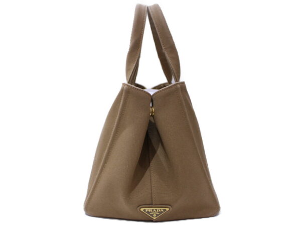 imgrc0087837058 Prada Kanapa Handbag Canvas Beige