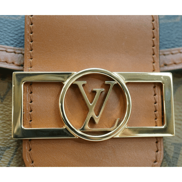 imgrc0087852180 Louis Vuitton Dauphine Mini Shoulder Bag Monogram Reverse Brown