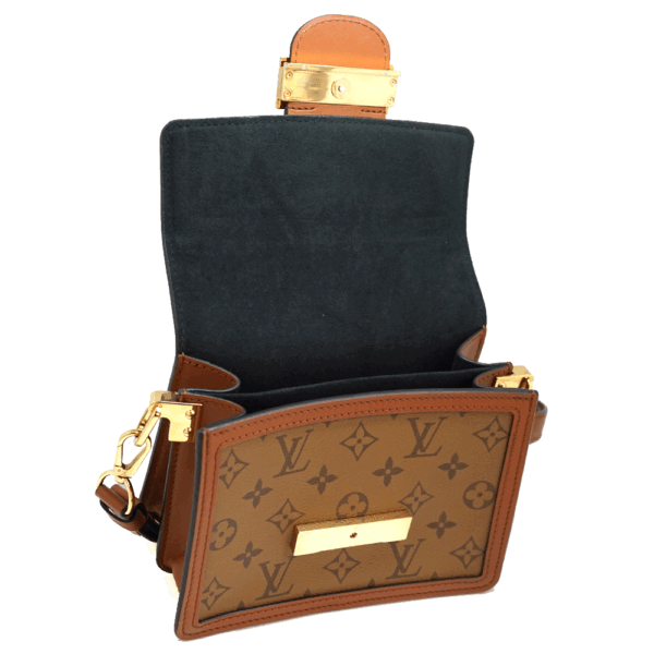 imgrc0087852181 Louis Vuitton Dauphine Mini Shoulder Bag Monogram Reverse Brown