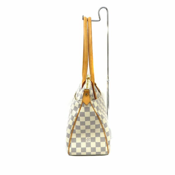 imgrc0087852506 Louis Vuitton Figeri PM Damier Azur Tote Bag White Beige