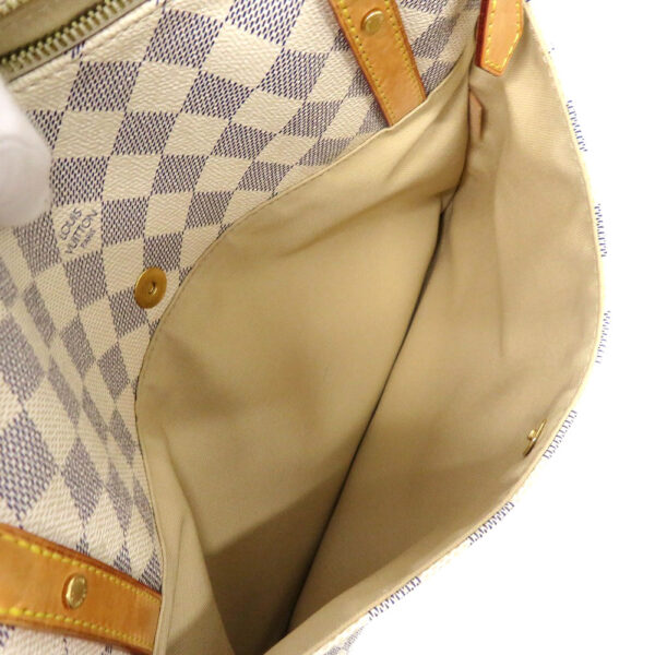 imgrc0087852510 Louis Vuitton Figeri PM Damier Azur Tote Bag White Beige