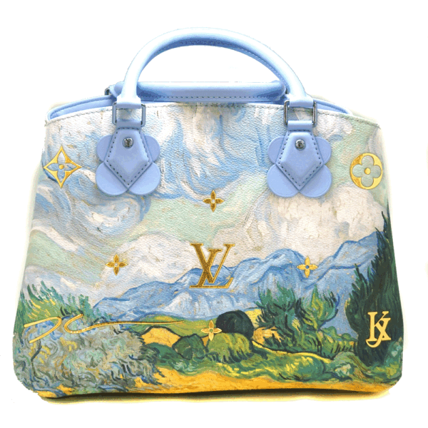 imgrc0087853708 Louis Vuitton Masters Collection Van Gogh Montaigne MM Blue