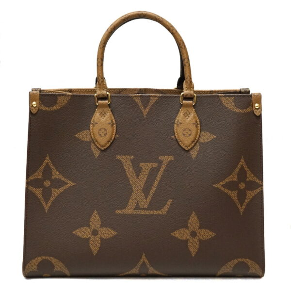 imgrc0087913545 Louis Vuitton On the Go MM Giant Monogram Tote Bag Brown