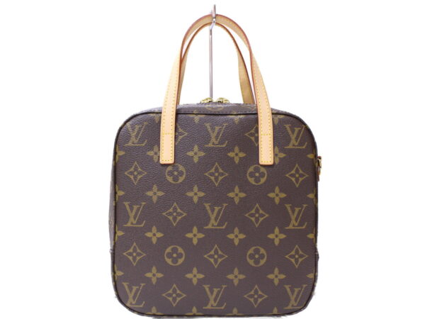 imgrc0088039561 Louis Vuitton Spontini Monogram Canvas Shoulder Bag Brown