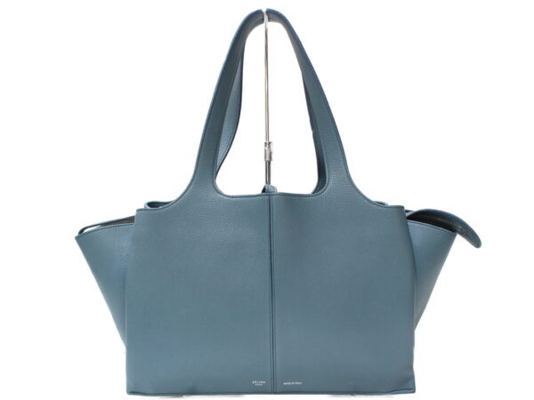 imgrc0088045907 Celine Trifold Medium Leather Tote Bag Shoulder Bag Blue