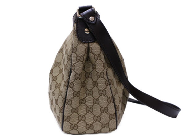 imgrc0088066893 Gucci Sookie GG Canvas Shoulder Bag Beige Brown