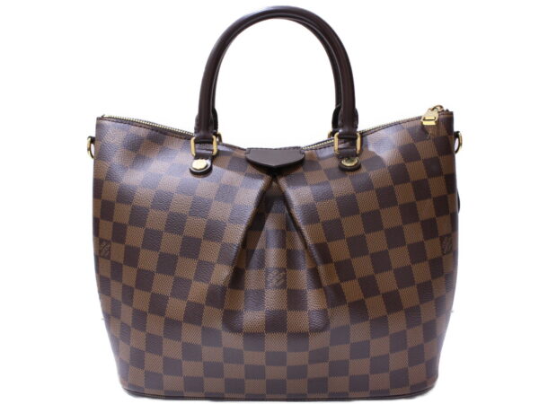 imgrc0088087389 Louis Vuitton Sienna MM Damier Canvas Shoulder Bag Brown