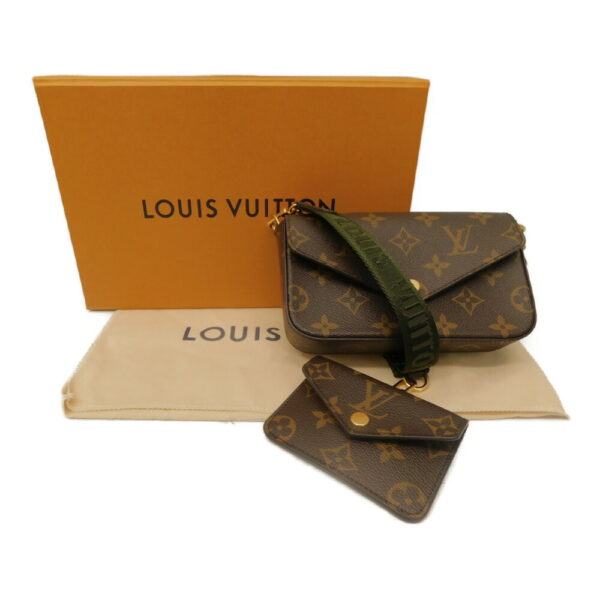 imgrc0088094365 Louis Vuitton Multi Pochette Félicie Monogram Shoulder Bag Brown