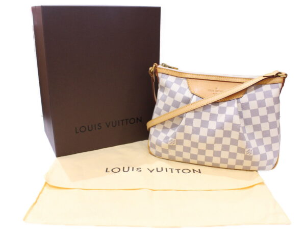 imgrc0088134869 Louis Vuitton Syracuse PM Damier Azur Shoulder Bag Brown