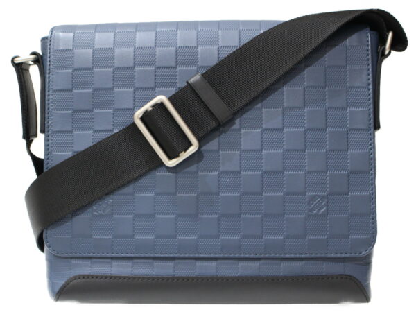 imgrc0088135251 Louis Vuitton District PM Damier Infini Leather Messenger Bag Blue