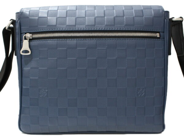 imgrc0088135254 Louis Vuitton District PM Damier Infini Leather Messenger Bag Blue