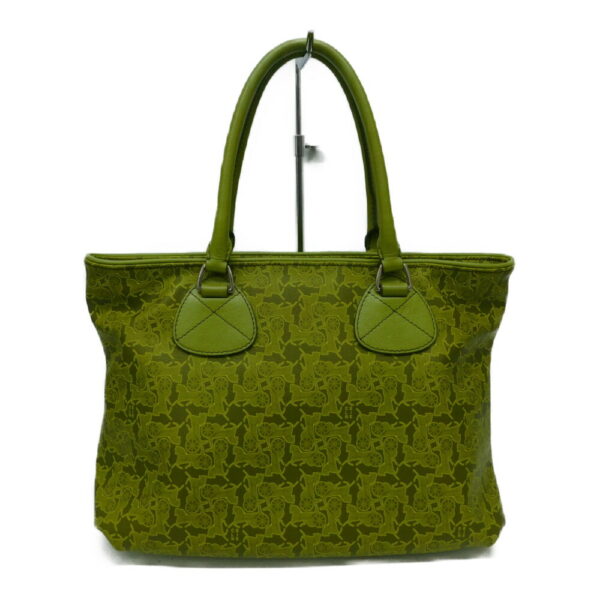 imgrc0088191272 Celine Saluki Canvas Tote Bag Green