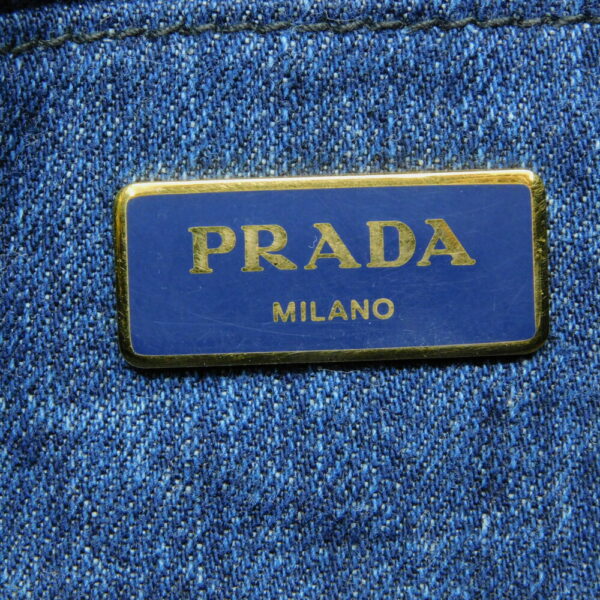 imgrc0088191464 Prada Kanapa Denim Handbag Blue