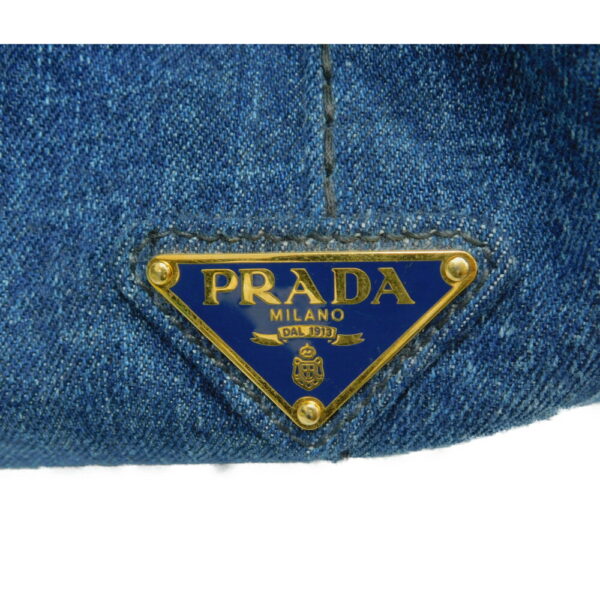 imgrc0088191466 Prada Kanapa Denim Handbag Blue