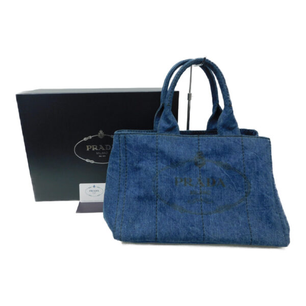 imgrc0088191473 Prada Kanapa Denim Handbag Blue