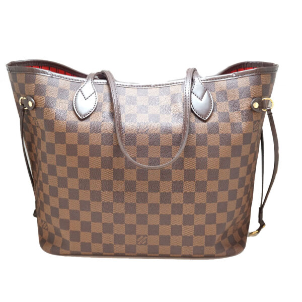 imgrc0088191621 Louis Vuitton Neverfull MM Damier Canvas Tote Bag Brown