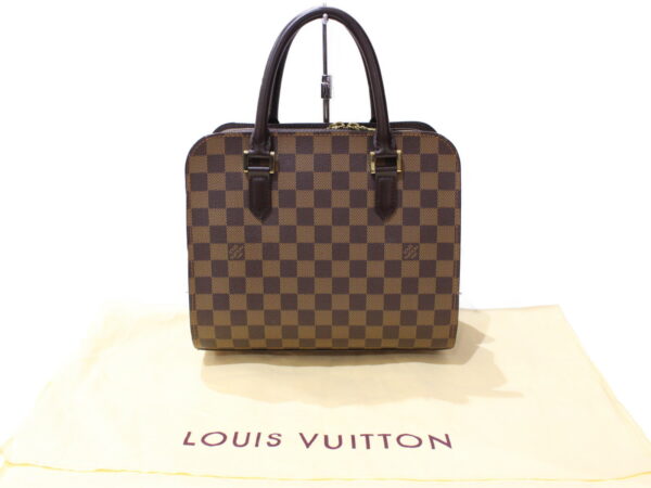 imgrc0088235455 Louis Vuitton Triana Damier Canvas Handbag Brown