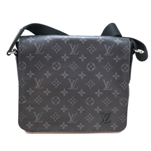 imgrc0088388176 Louis Vuitton District PM NV2 Shoulder Bag Monogram Eclipse Black Gray