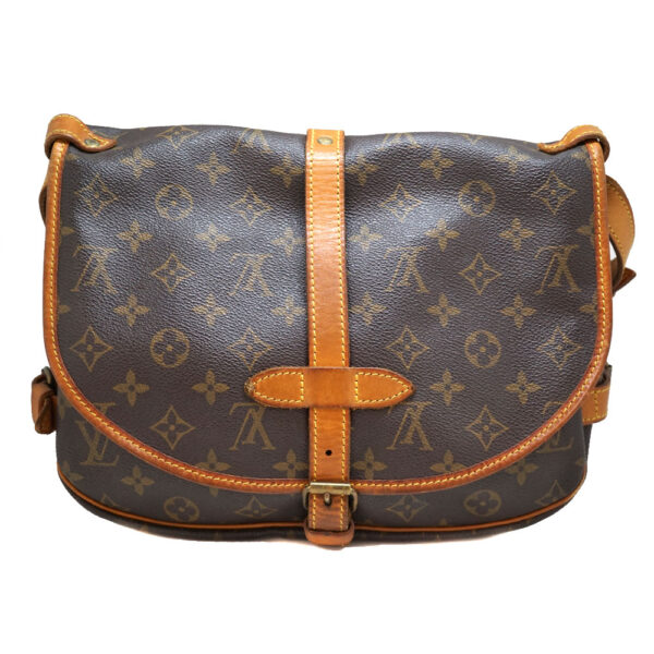 imgrc0088388535 Louis Vuitton Saumur 30 Monogram Canvas Brown