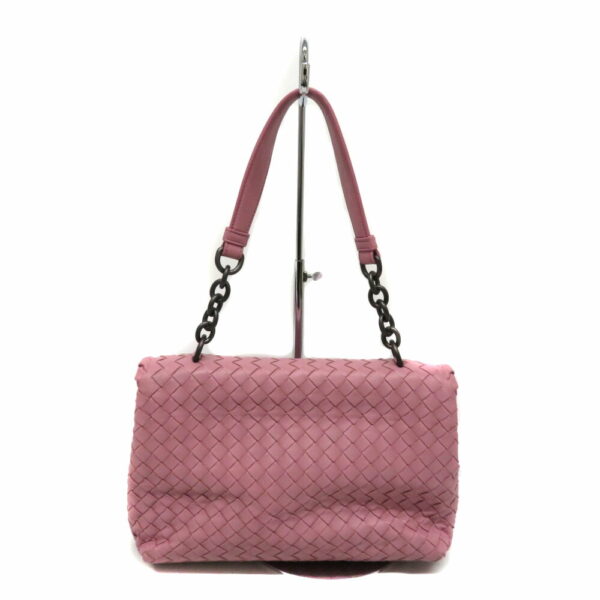 imgrc0088463551 Bottega Veneta Olympia Chain Shoulder Bag Intrecciato Lamb Pink