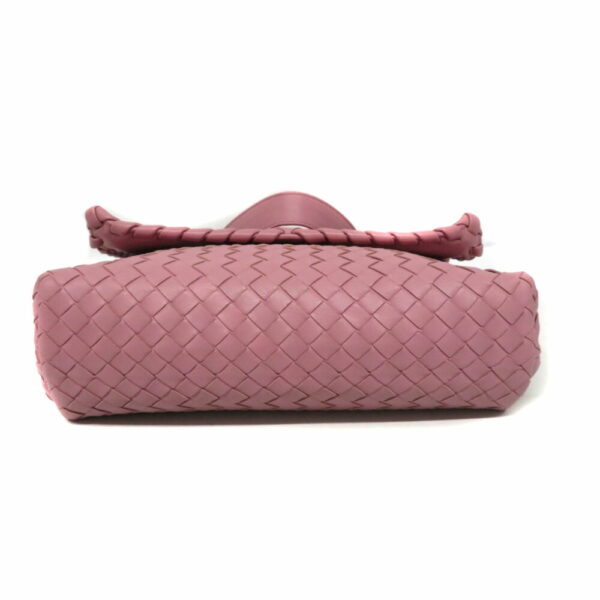 imgrc0088463553 Bottega Veneta Olympia Chain Shoulder Bag Intrecciato Lamb Pink