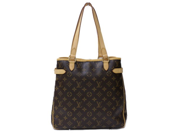 imgrc0088469225 Louis Vuitton Batignolles Vertical Monogram Canvas Tote Bag Brown