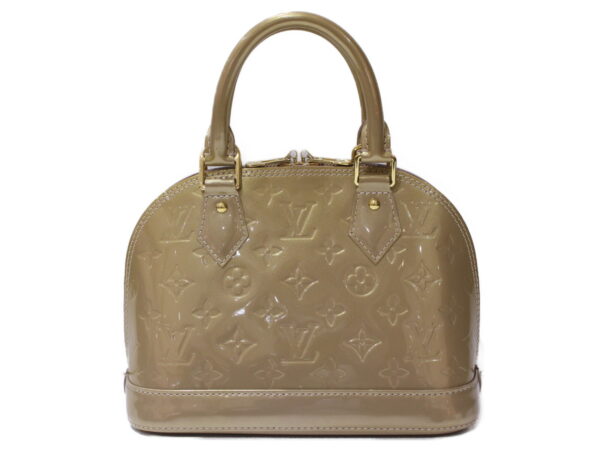 imgrc0088477264 Louis Vuitton Alma BB Vernis Shoulder Bag Beige