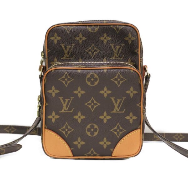 imgrc0088488353 Louis Vuitton Amazon Monogram Canvas Shoulder Bag Brown