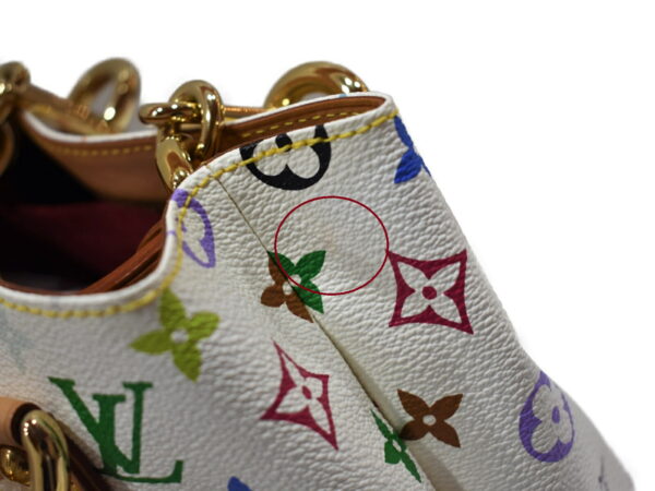 imgrc0088551882 Louis Vuitton Audra Chain Bag Monogram Multicolor Bronze White