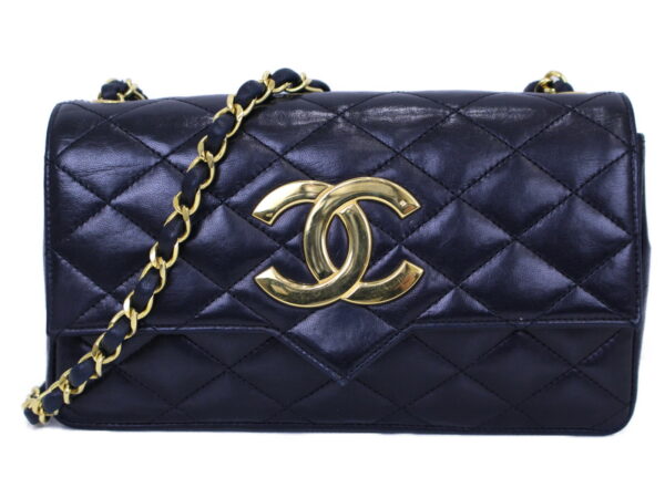 imgrc0088571903 Chanel Chain Shoulder Bag Matelasse Decacoco Mark Lambskin Black