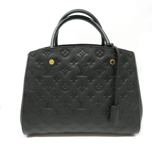 imgrc0088601671 Louis Vuitton Montaigne MM Monogram Handbag Black