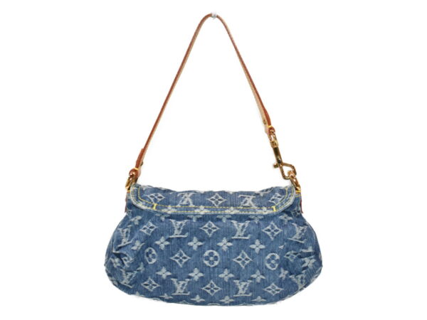 imgrc0088642422 Louis Vuitton Mini Pleaty Handbag Monogram Denim Blue