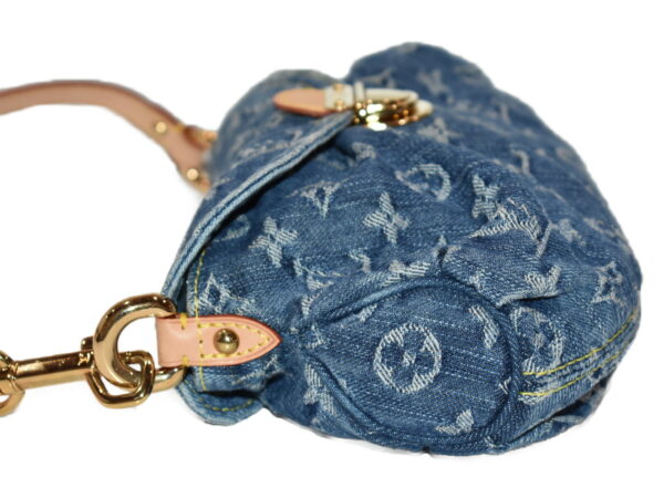 imgrc0088642423 Louis Vuitton Mini Pleaty Handbag Monogram Denim Blue