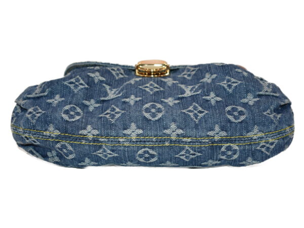 imgrc0088642425 Louis Vuitton Mini Pleaty Handbag Monogram Denim Blue